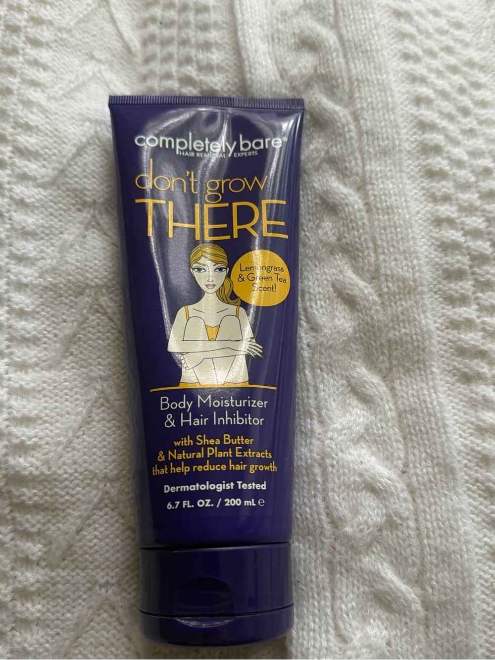 Don't Grow There Body Moisturizer & Hair Inhibitor - Purple